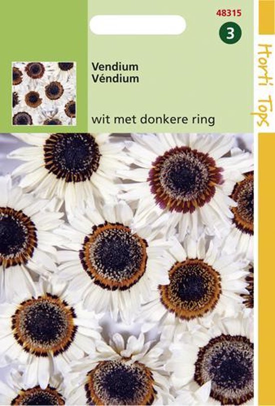 Hortitops Zaden - Venidium Fastuosum Wit/Donkere Ring Hortitops