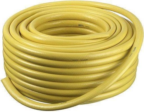 Bouwslang destil nobel 3/4inch  geel    rl- 50-mtr