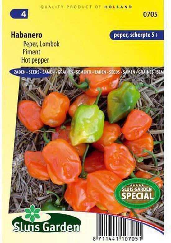 Sluis Garden - Peper Habanero Oranje (Capsicum chinense)