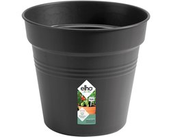 Elho Green Basics Kweekpot 19 - Kweekpot voor Binnen en Buiten - Ø 19.0 x H 17.4 cm - Living black