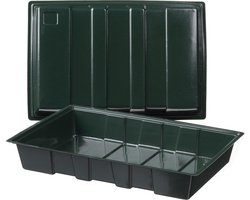 Nature Kweekbak - Kweekbakken - 35x23.5x5.5 cm Groen 5 stuks