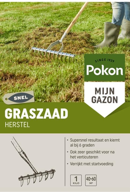 Pokon graszaad herstel | Geschikt voor 12.5 m²