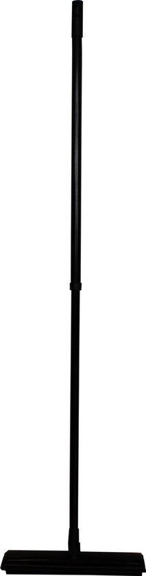 Rubber bezem 68-120 cm - kappersbezem inclusief wisser - telescopisch verstelbaar