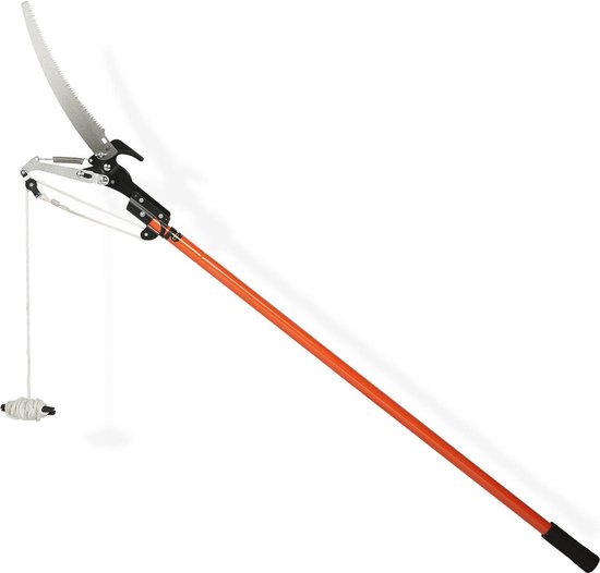 Gardebruk Telescopische Boomzaag Snoeischaar zaag - oranje