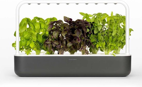 Binnentuin met LED-verlichting Click & Grow Smart Garden 9 - Donkergrijs