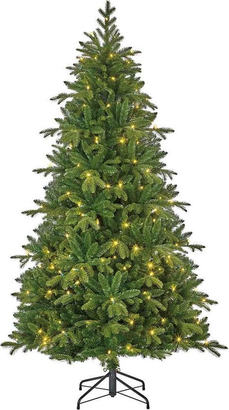 Black Box Trees - Brampton kerstboom led slim groen 240L TIPS 1675 - h215xd125cm- Kerstbomen