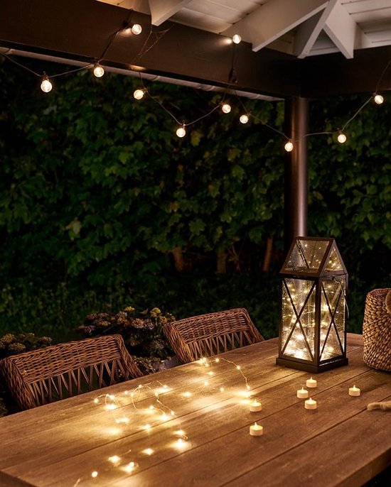 Sirius Tuinverlichting verlengset  - Lucas  Clear/Black - verlengbaar systeem - buitenverlichting