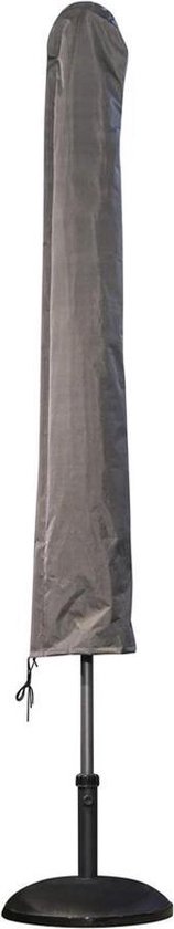 Weersbestendige Parasolhoes - Rond & Vierkant - Max. 3 x 3 m - Grijs / Antraciet - Stokparasol