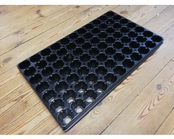 1 x Stevige Zaaitray Hard Plastic - 77 cellen (30x51 cm)- ZEER DUURZAAM - Kweekbak Zaaibak Kweektray Stektray