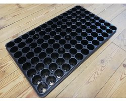 1 x Stevige Zaaitray Hard Plastic - 104 cellen (30x51 cm)- ZEER DUURZAAM - Kweekbak Zaaibak Kweektray Stektray