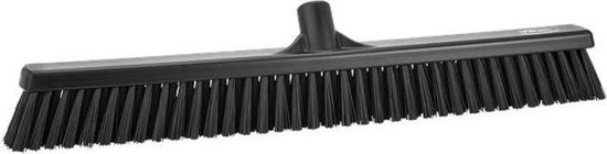 Vikan Hygiene 3194-9 combiveger zwart hard/zachte vezels 610mm