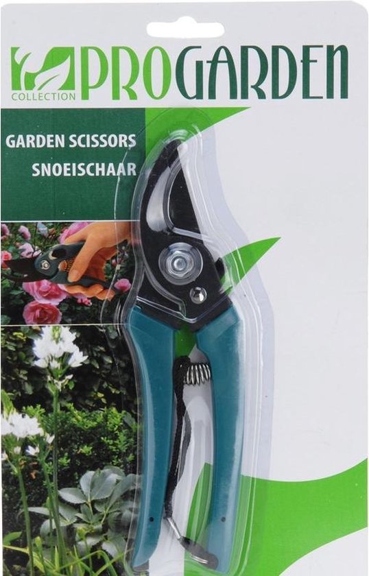 1x Snoeischaar/heggenschaar papegaaienbek groen 18 cm - tuingereedschap - bomen/planten snoeien