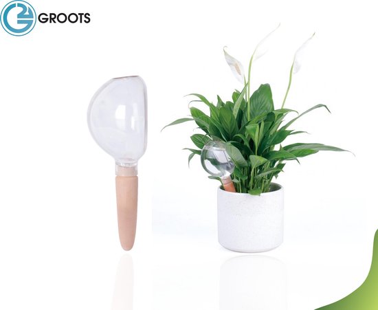 Waterdruppelaar voor Planten 2 stuks – Automatisch Watergeefsysteem voor Kamerplanten – Planten Watergever met Druppelsysteem – Waterbol