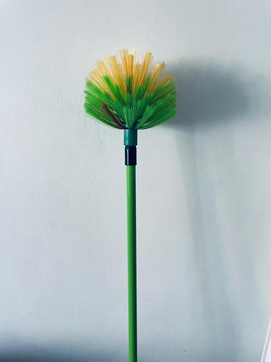 Plumeau Uitschuifbaar - Ragebol - met Telescoopsteel - Microvezel - 55-142 cm