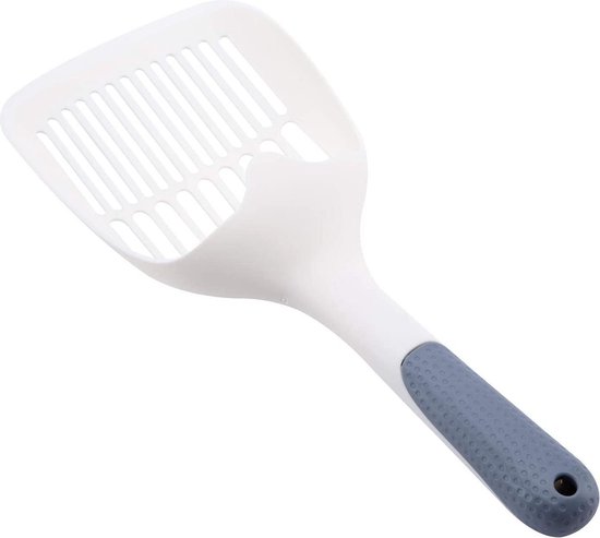 Best4u Kattenbakschep, met Comfortabel Rubber Lange Greep Voor Huisdieren, Kattenstrook Scoop Kattenbakschep met Diepe Schop Voor Katten Honden Kattenbak Scoop, Cat Litter Scoop