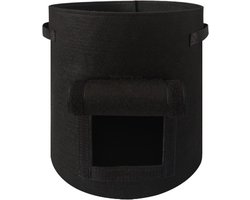 Kweekzak Growbag Grow Bag - Zwart - Medium - Aardappels, Wortels, Uien , Planten - Groentenzak - Groeizak - Plantenzak