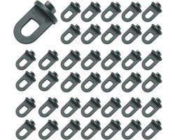 Kasklemmen - 50 stuks - Broeikasclips - Tuinhaken - Kas Accessoires - Stabiele - Klimhulp - Kunststof - Voor je broeikas en paradijs - Groen